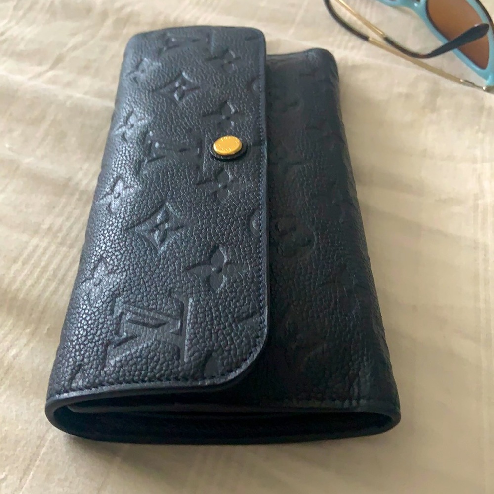 Louis Vuitton leather wallet